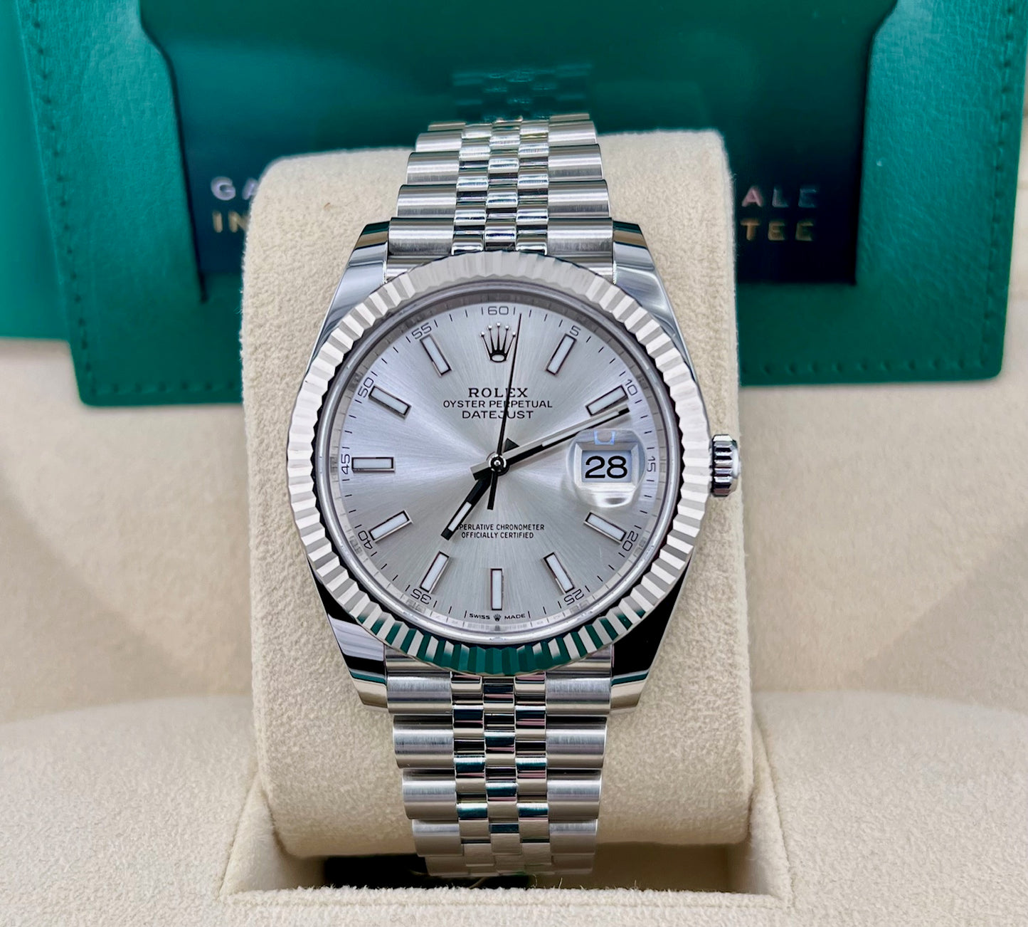 Rolex Datejust 41mm 126334 Silver Dial Jubilèe 2024 NEW