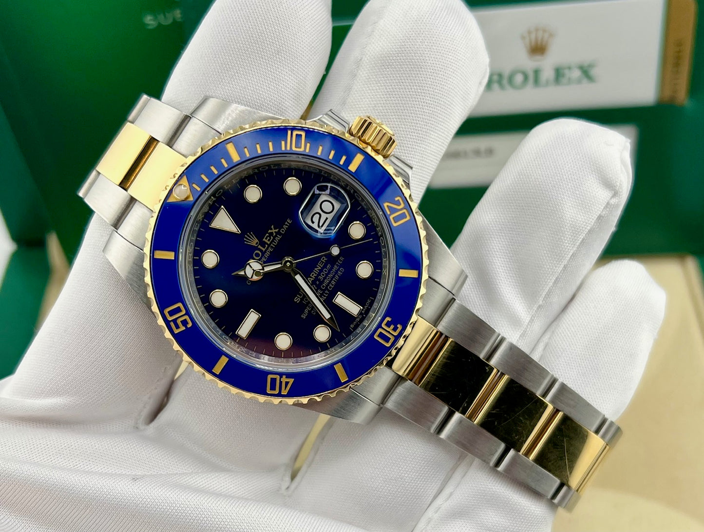 Rolex Submariner Date 40mm 116613LB 2018 Blue Dial