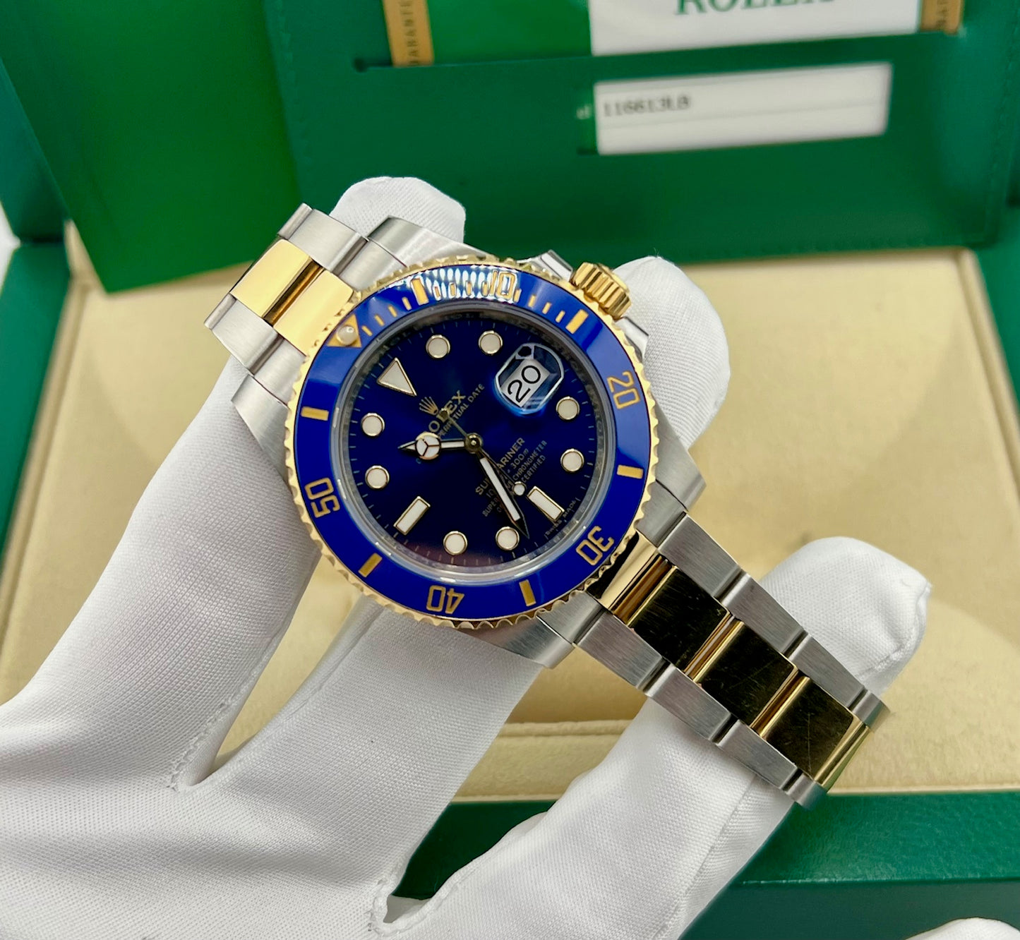 Rolex Submariner Date 40mm 116613LB 2018 Blue Dial