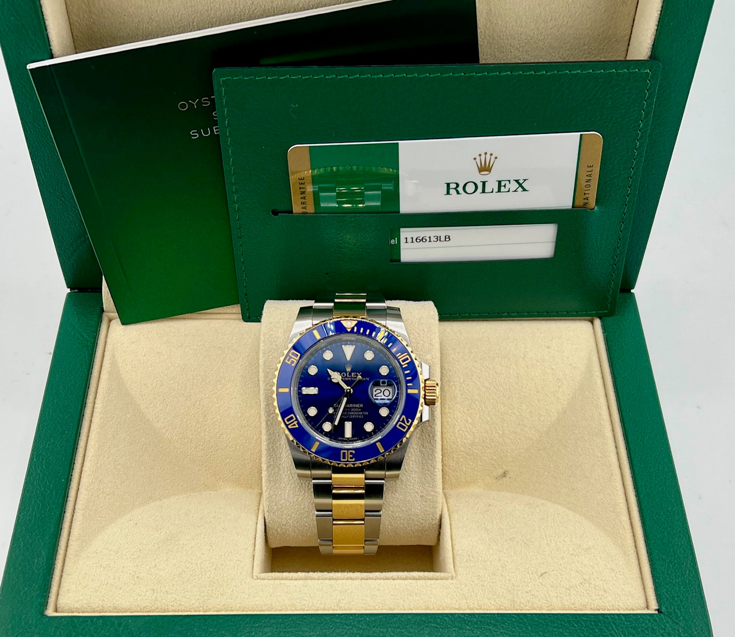 Rolex Submariner Date 40mm 116613LB 2018 Blue Dial