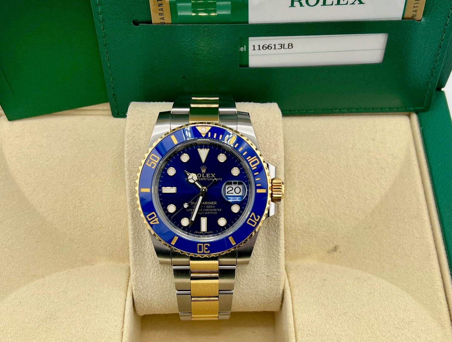 Rolex Submariner Date 40mm 116613LB 2018 Blue Dial