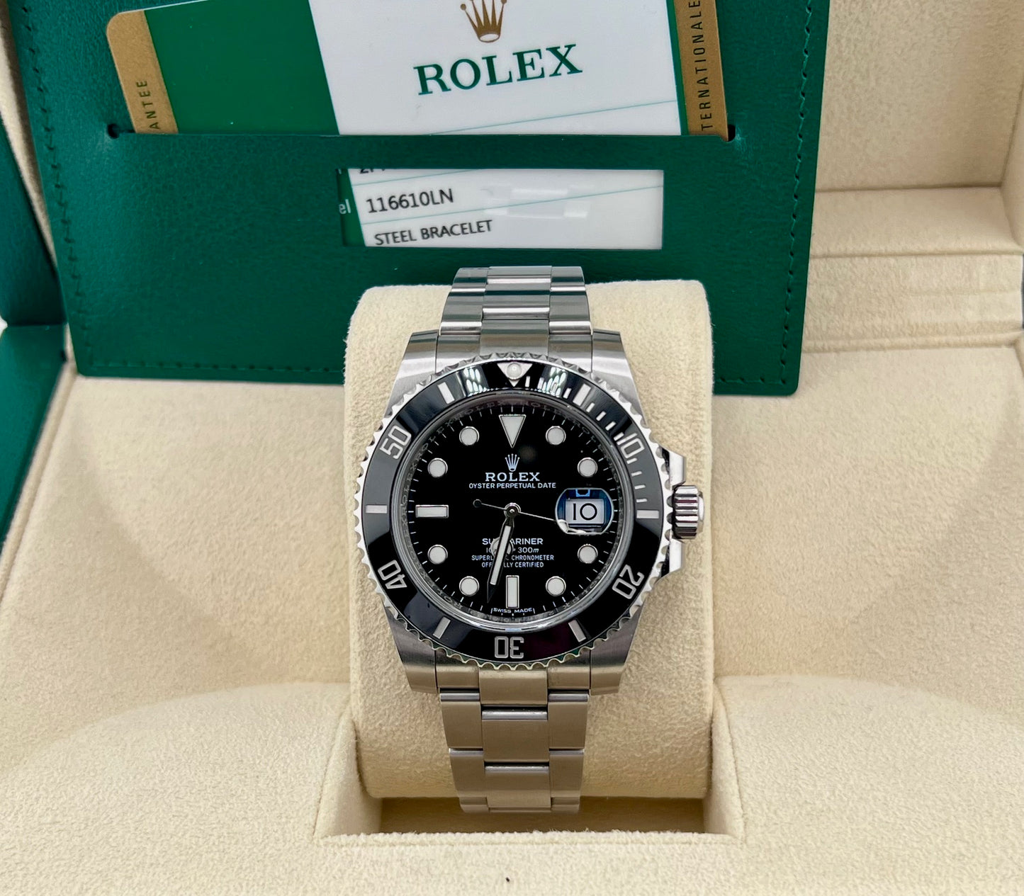 Rolex Submariner Date 116610LN 40mm 2019 Ita Full Set
