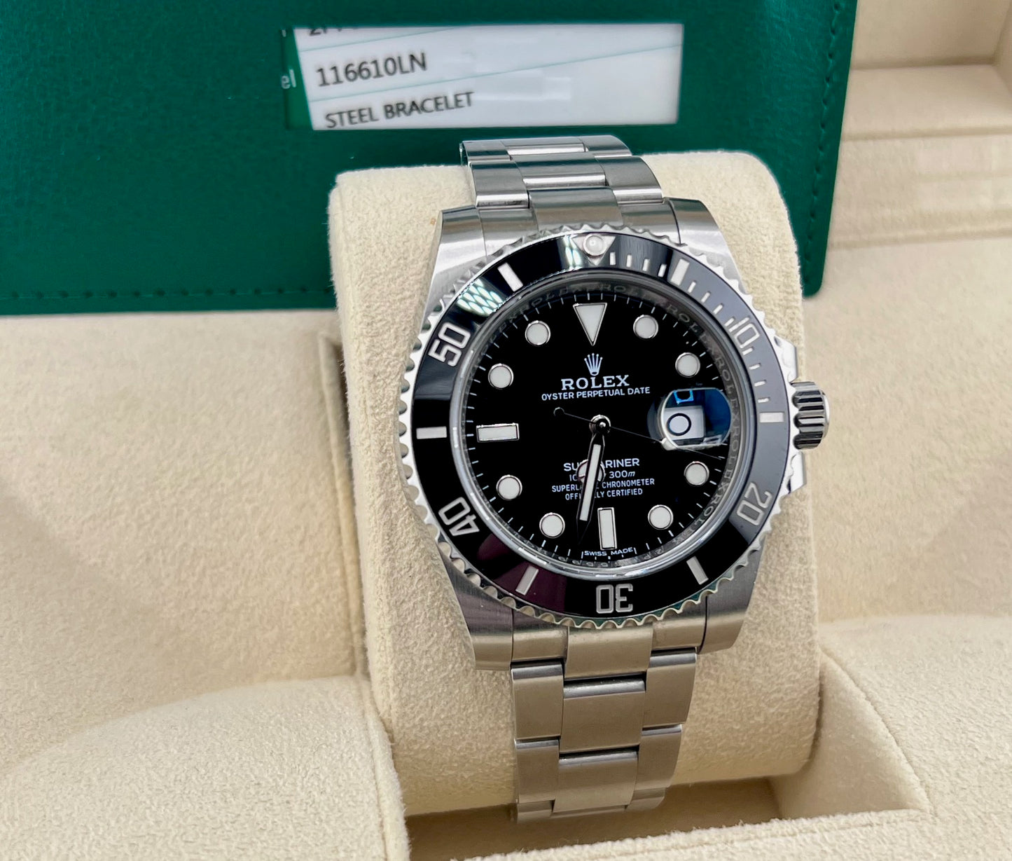 Rolex Submariner Date 116610LN 40mm 2019 Ita Full Set
