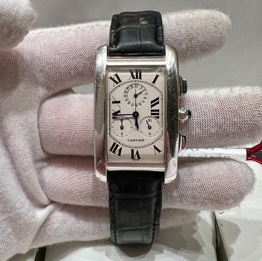 Cartier Tank Americaine Chronograph 2312 full set 2008