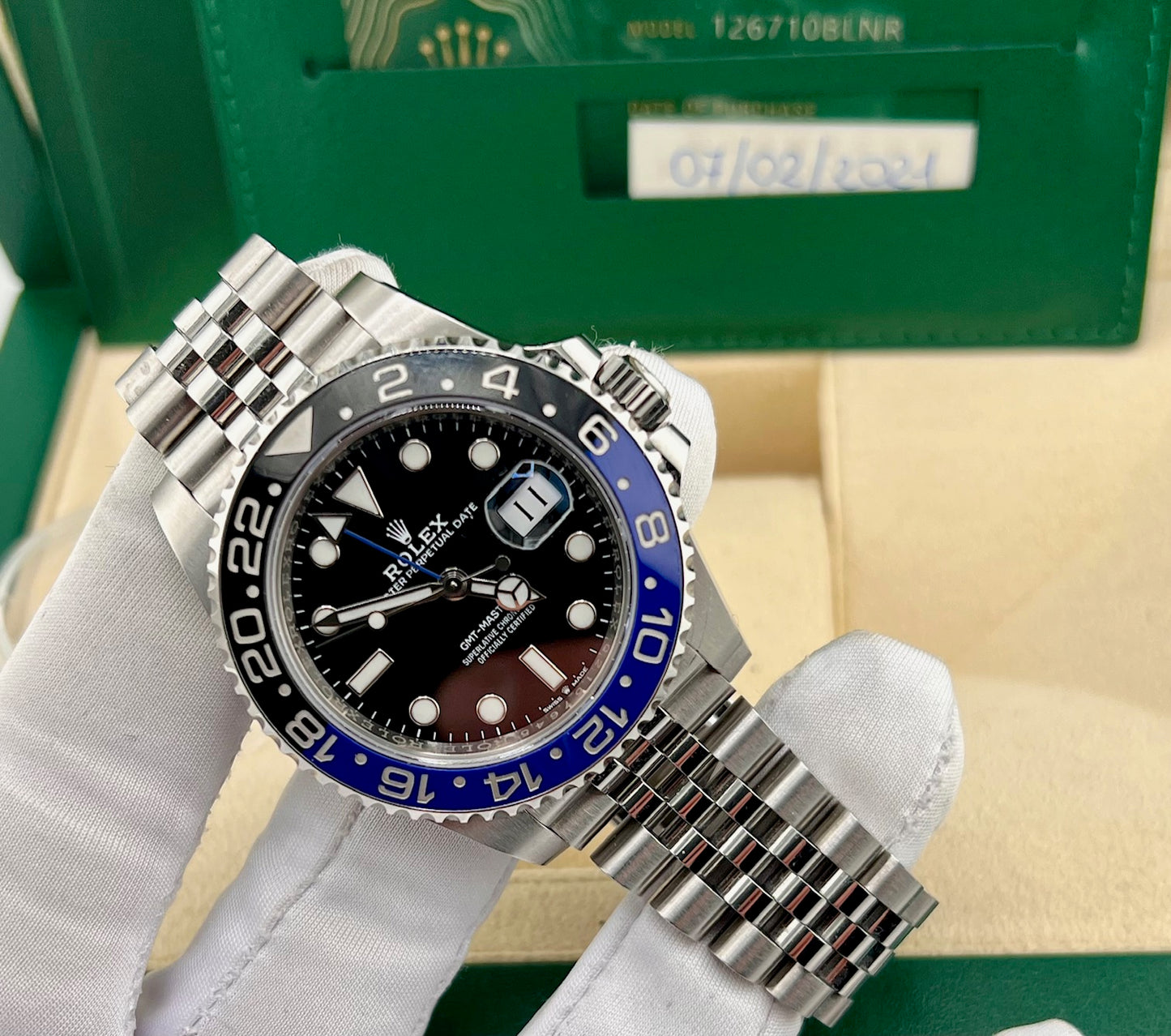 Rolex GMT-Master II 126710BLNR ''Batman'' Jubilèe 2021