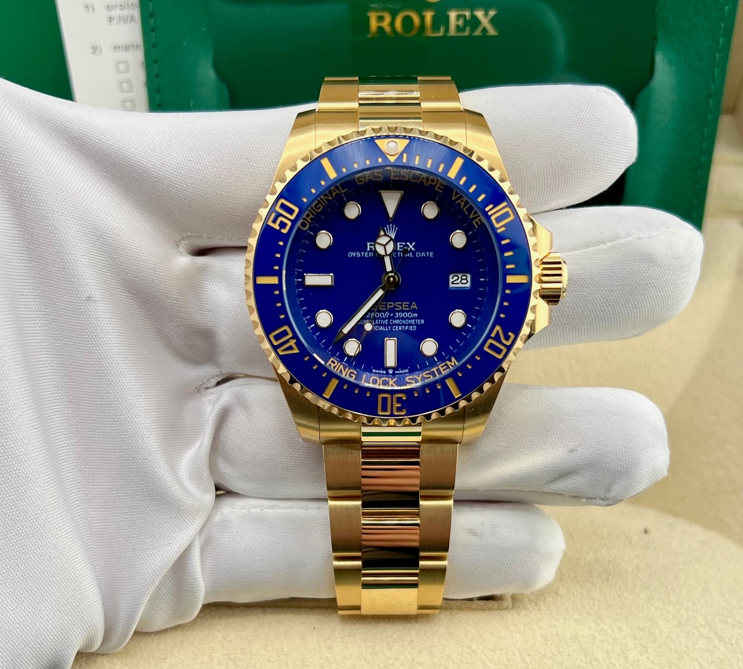 Rolex Deepsea 136668LB 44mm yellow gold 2025 – Ruzza Orologi