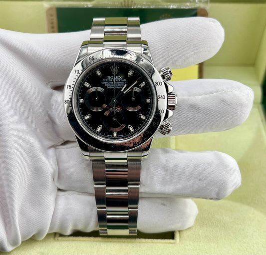 Rolex Daytona 116520 Black Dial 2013 Chromalight Box&Paper