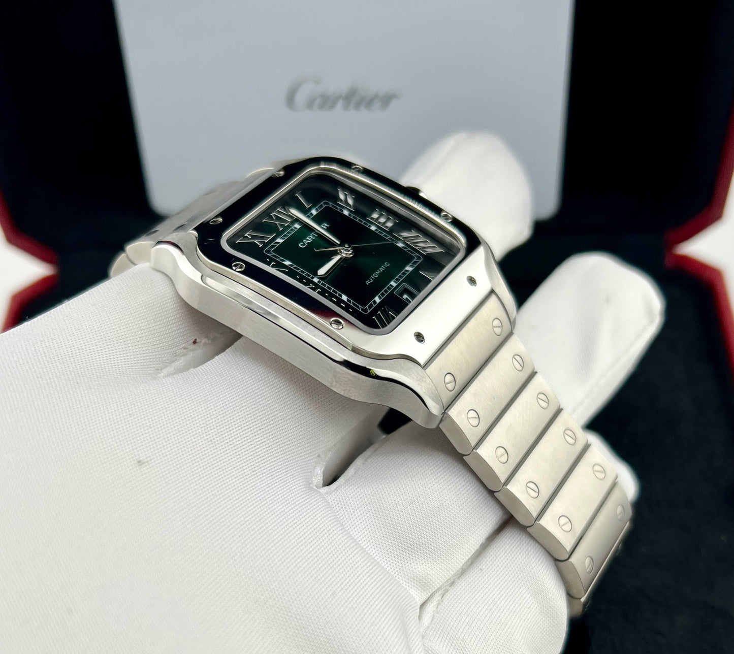 Cartier Santos Large WSSA0062 Green Dial 2025