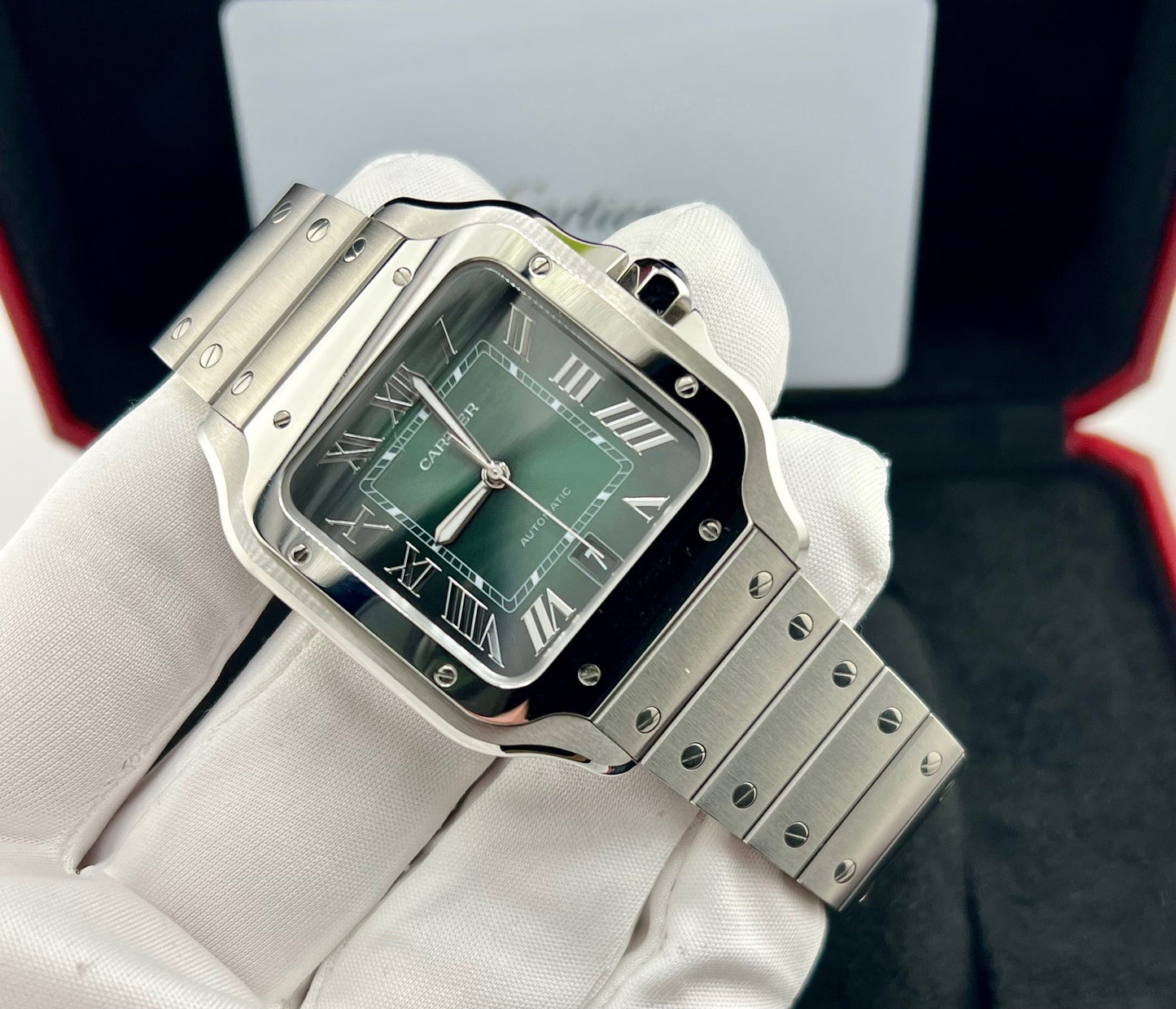 Cartier Santos Large WSSA0062 Green Dial 2025