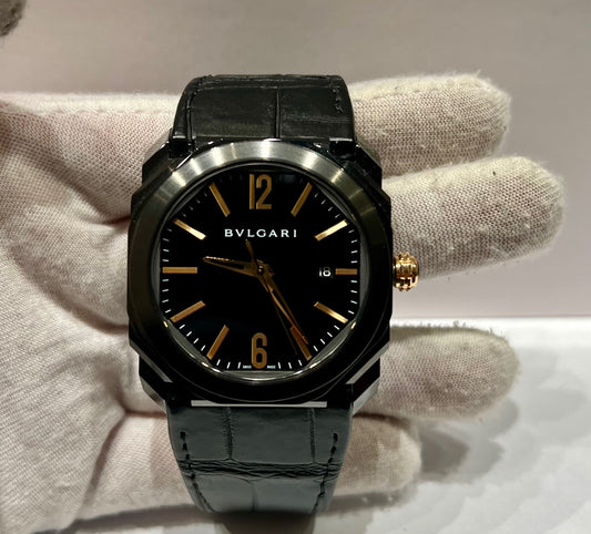 Bulgari Octo Black 102581 Full Set 2018 Like new