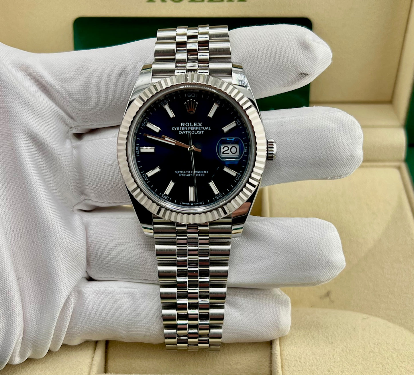 Rolex Datejust 41mm 126334 Blue Dial Jubilèe 2023