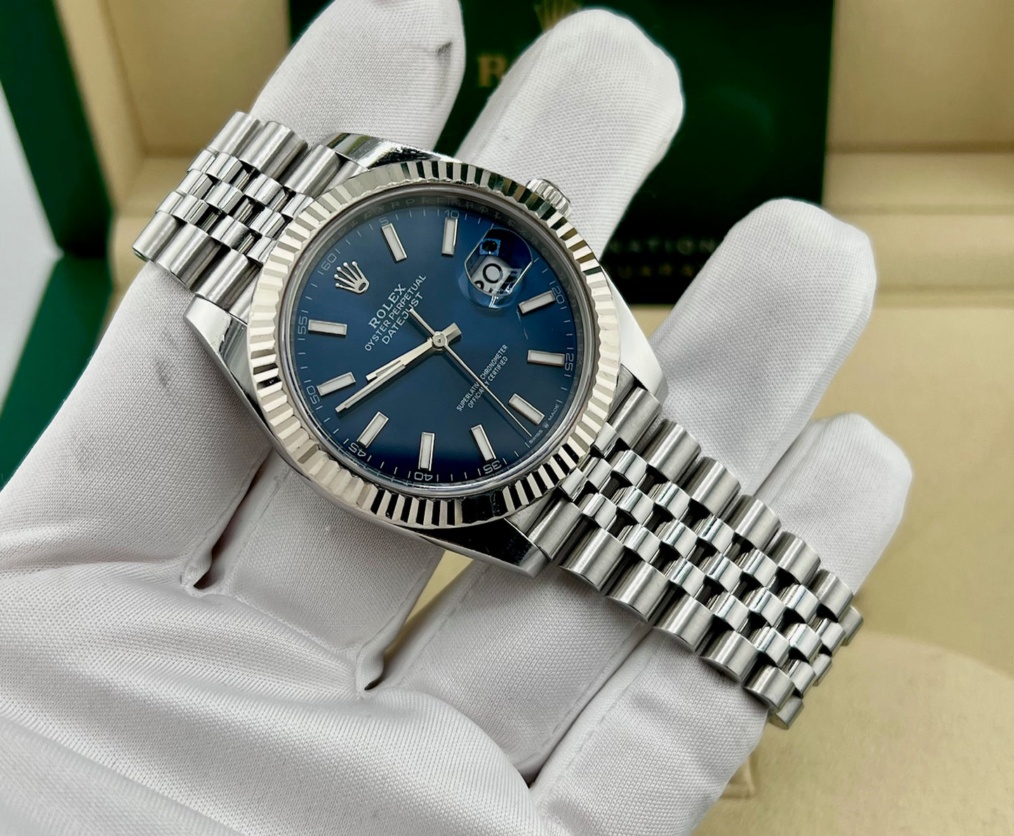 Rolex Datejust 41mm 126334 Blue Dial Jubilèe 2023