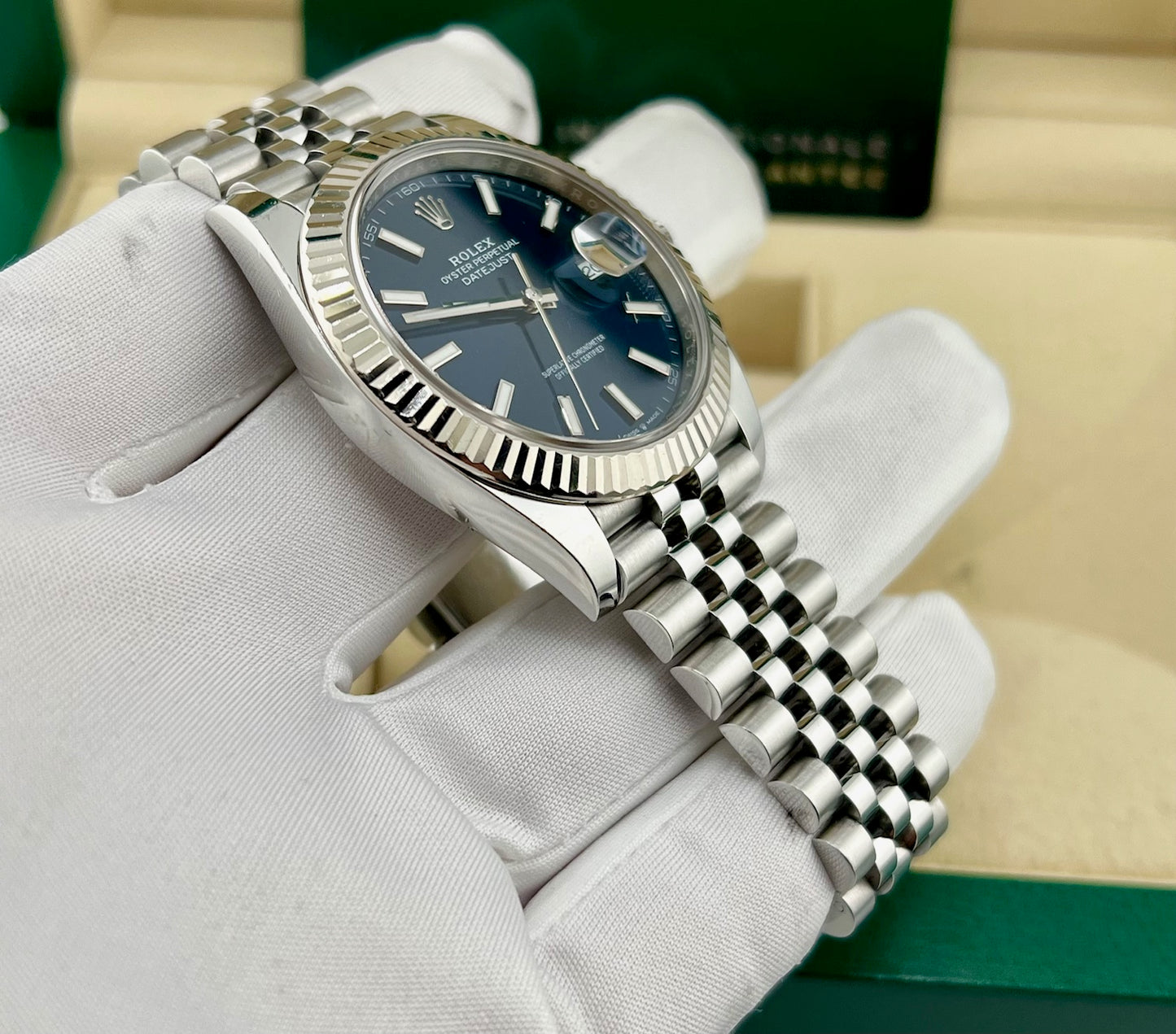 Rolex Datejust 41mm 126334 Blue Dial Jubilèe 2023