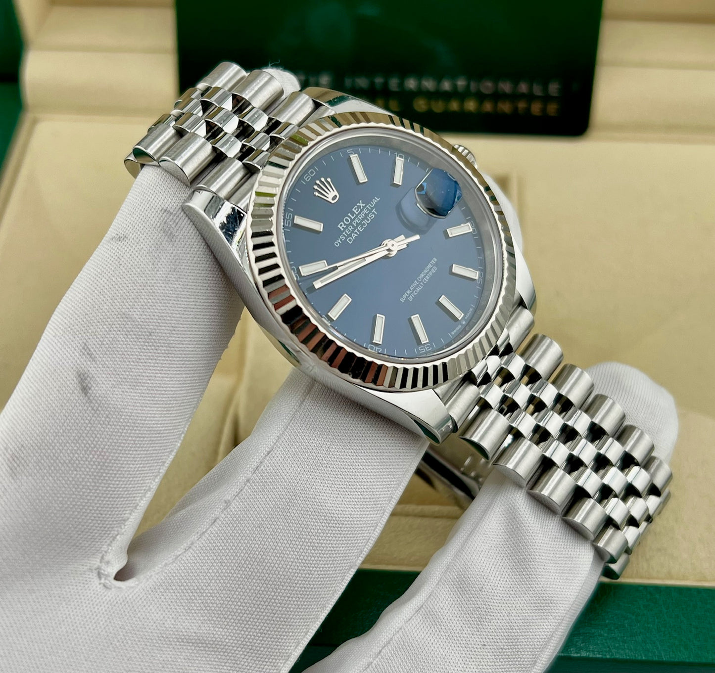 Rolex Datejust 41mm 126334 Blue Dial Jubilèe 2023