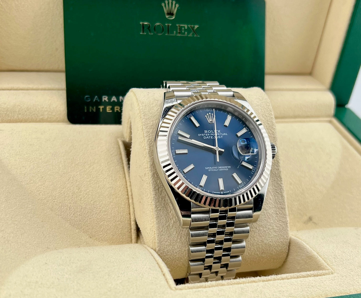 Rolex Datejust 41mm 126334 Blue Dial Jubilèe 2023