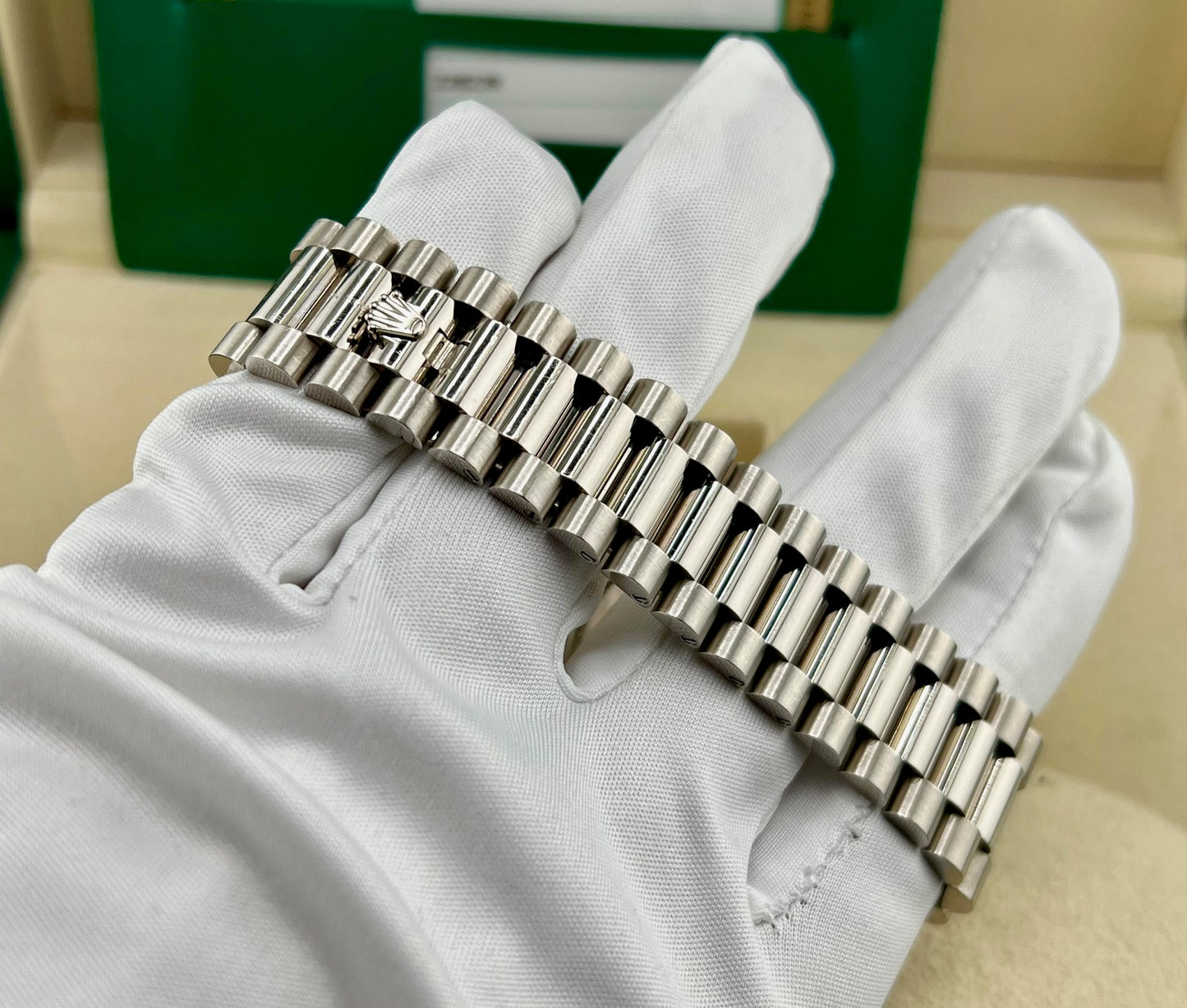 Rolex Day-Date 40mm 228239 Black Dial Baguette Index 2019 Ita