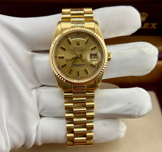 Rolex Day-Date "President" 36mm 18238 Champagne 1993