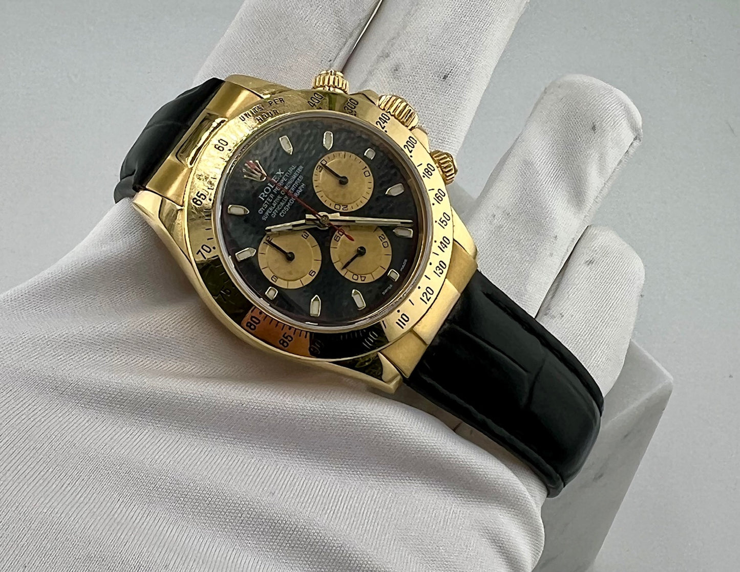 Rolex Daytona 116528 Newman Dial 2006 No Bracelet Gold
