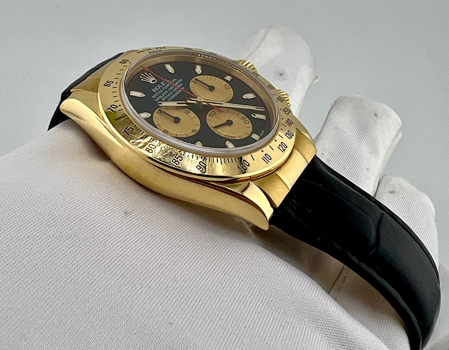 Rolex Daytona 116528 Newman Dial 2006 No Bracelet Gold