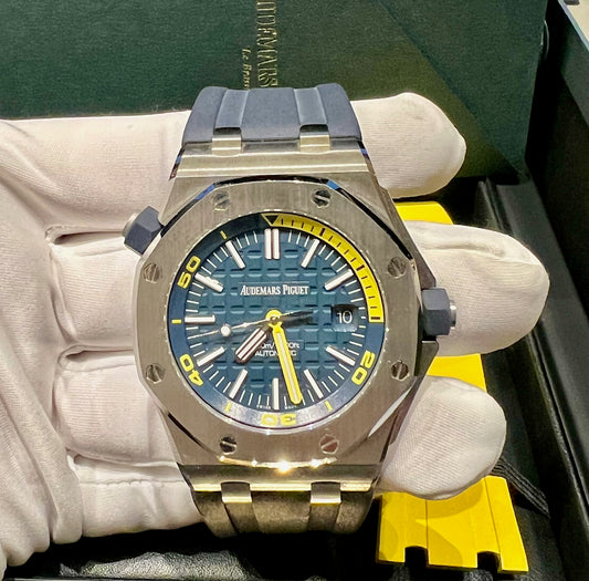 Audemars Piguet Royal Oak Offshore Diver 15710ST Blue Dial 2020 full set