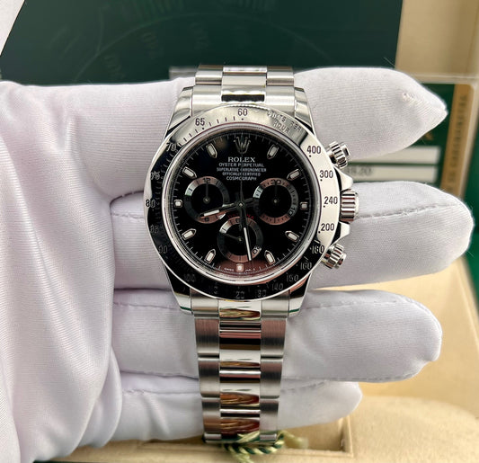 Rolex Daytona 116520 RRR Full Set 2010 Black Dial CH