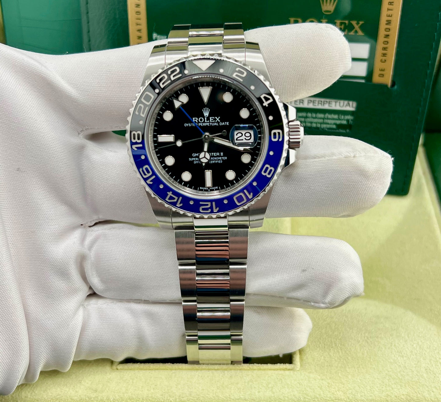 Rolex GMT-Master II "Batman" 116710BLNR 2014 Full Set Ita