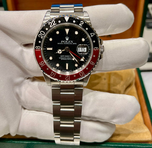 Rolex GMT-Master II 16760 Fat Lady 1988 Full Set Stardust Dial