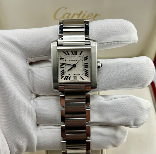 Cartier Tank Francaise 2302 28X32mm full set 2004
