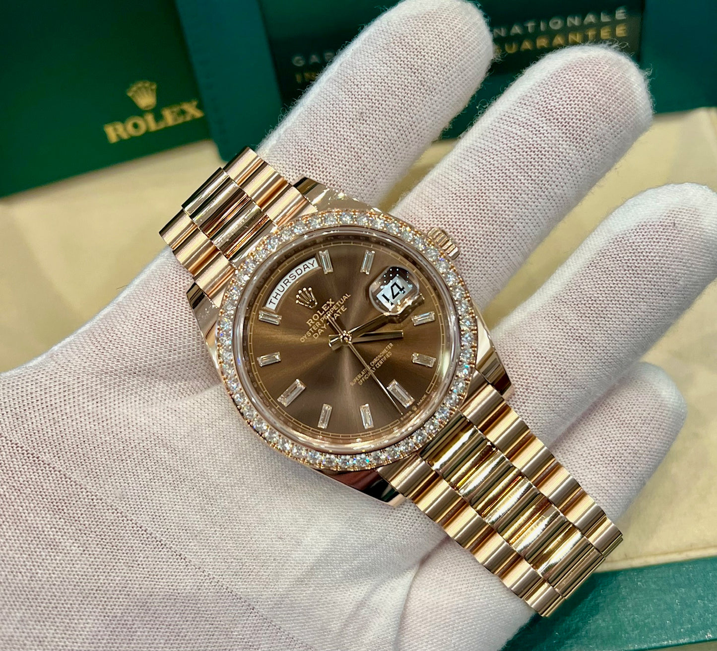 Rolex Day-Date 40mm 228345RBR 2020 Like New