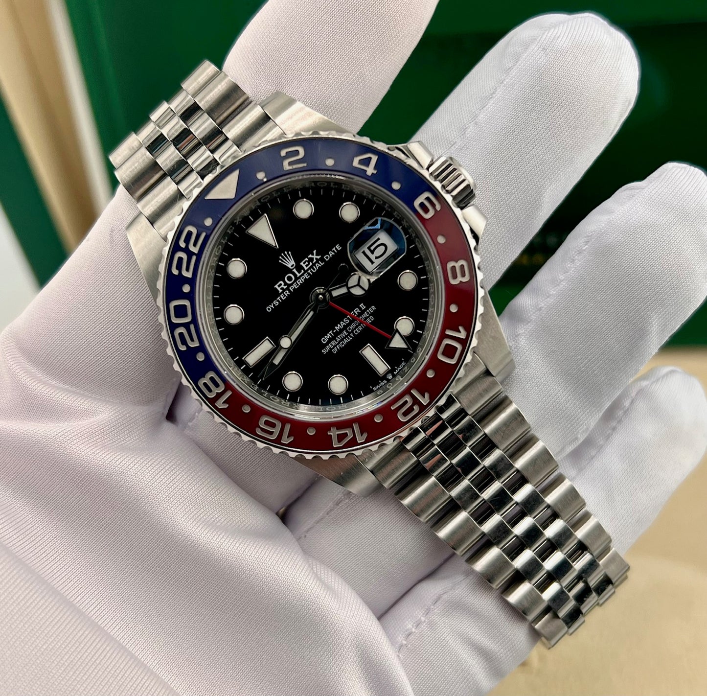 Rolex GMT-Master II 126710BLRO ''Pepsi'' 12/2022 Jubilèe Full Set