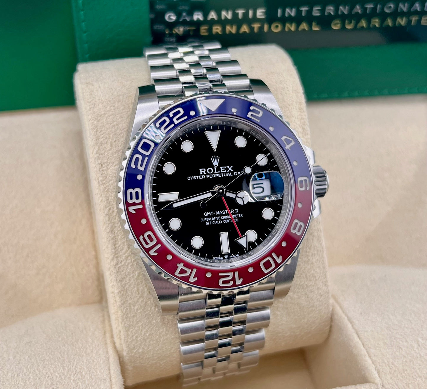 Rolex GMT-Master II 126710BLRO ''Pepsi'' 12/2022 Jubilèe Full Set