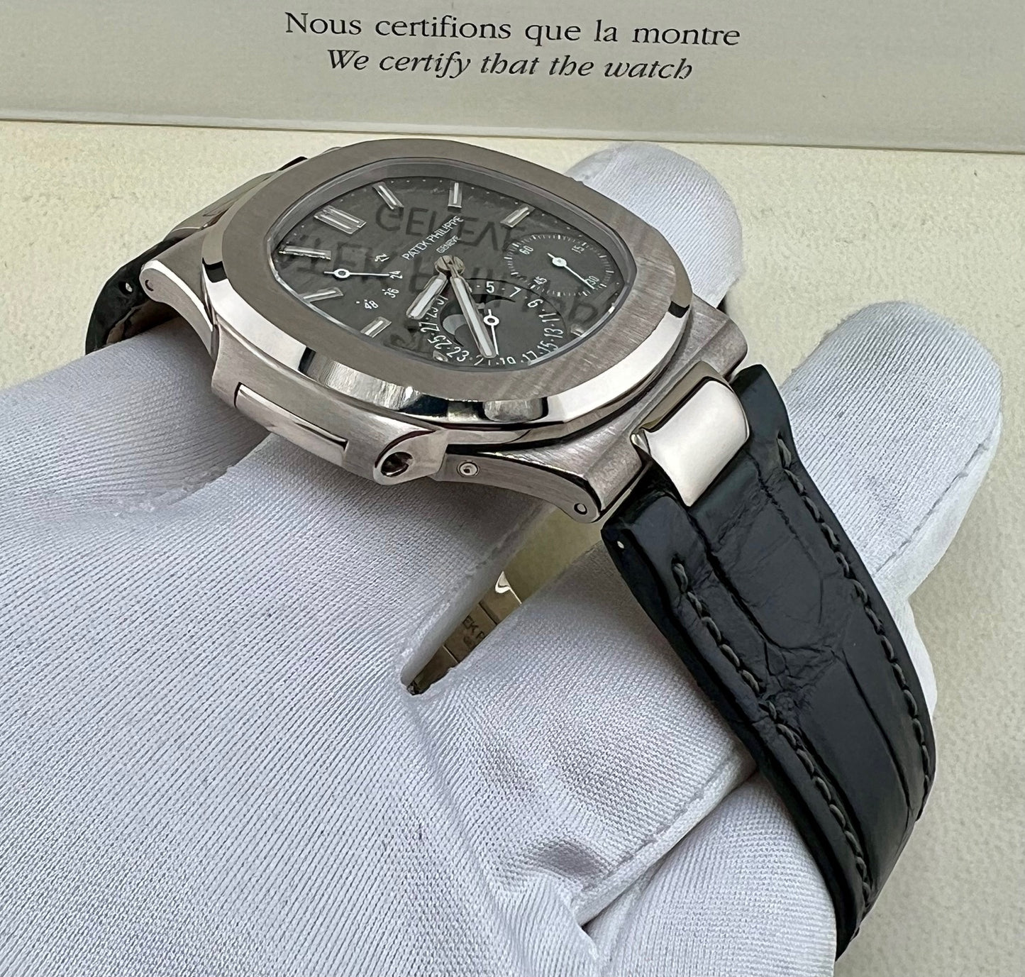 Patek Philippe Nautilus 5712G full set 2008 Punzone di Ginevra