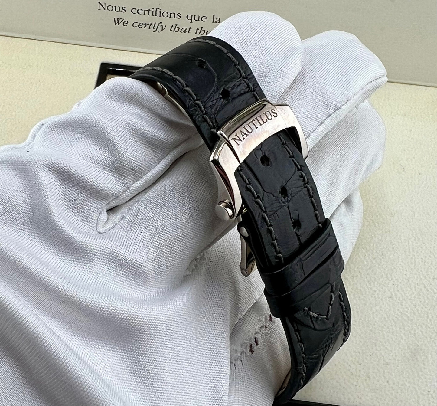 Patek Philippe Nautilus 5712G full set 2008 Punzone di Ginevra