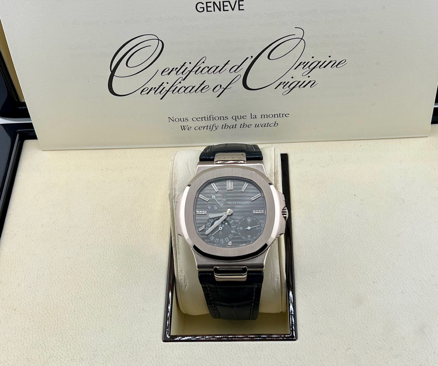 Patek Philippe Nautilus 5712G full set 2008 Punzone di Ginevra