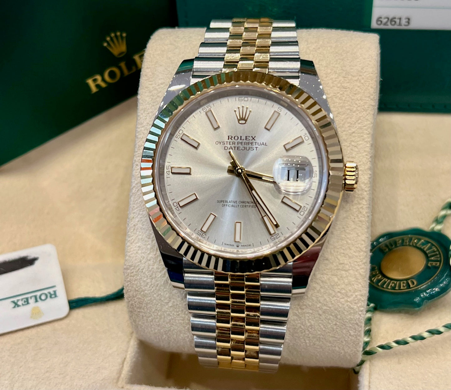 Rolex Datejust 41mm 126333 Silver Dial Jubilèe 2019