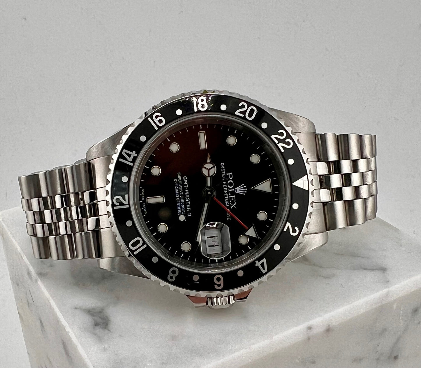 Rolex GMT-Master II Black Insert 16710 Jubilèe 2003 only watch