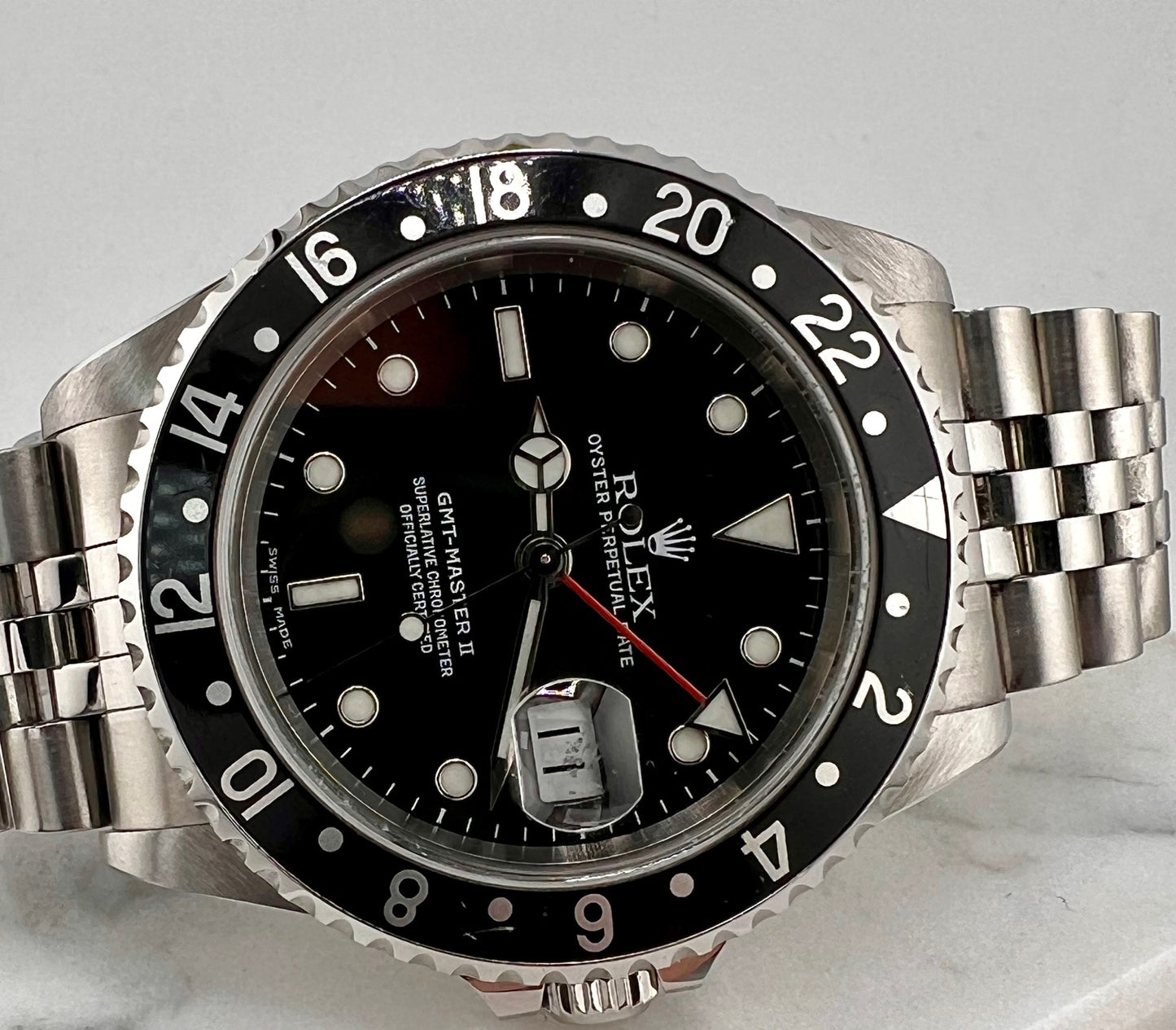 Rolex GMT-Master II Black Insert 16710 Jubilèe 2003 only watch