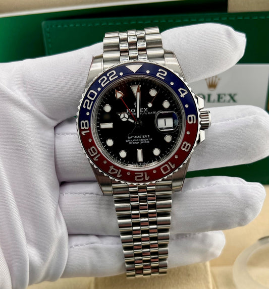 Rolex GMT-Master II 126710BLRO Pepsi 2019 like new Jubilèe (Germany)