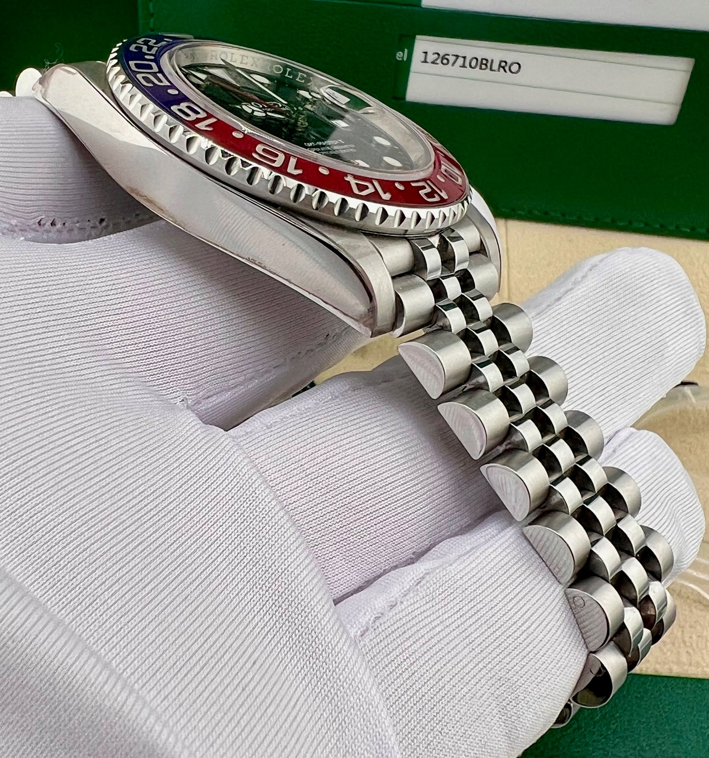 Rolex GMT-Master II 126710BLRO Pepsi 2019 like new Jubilèe (Germany)