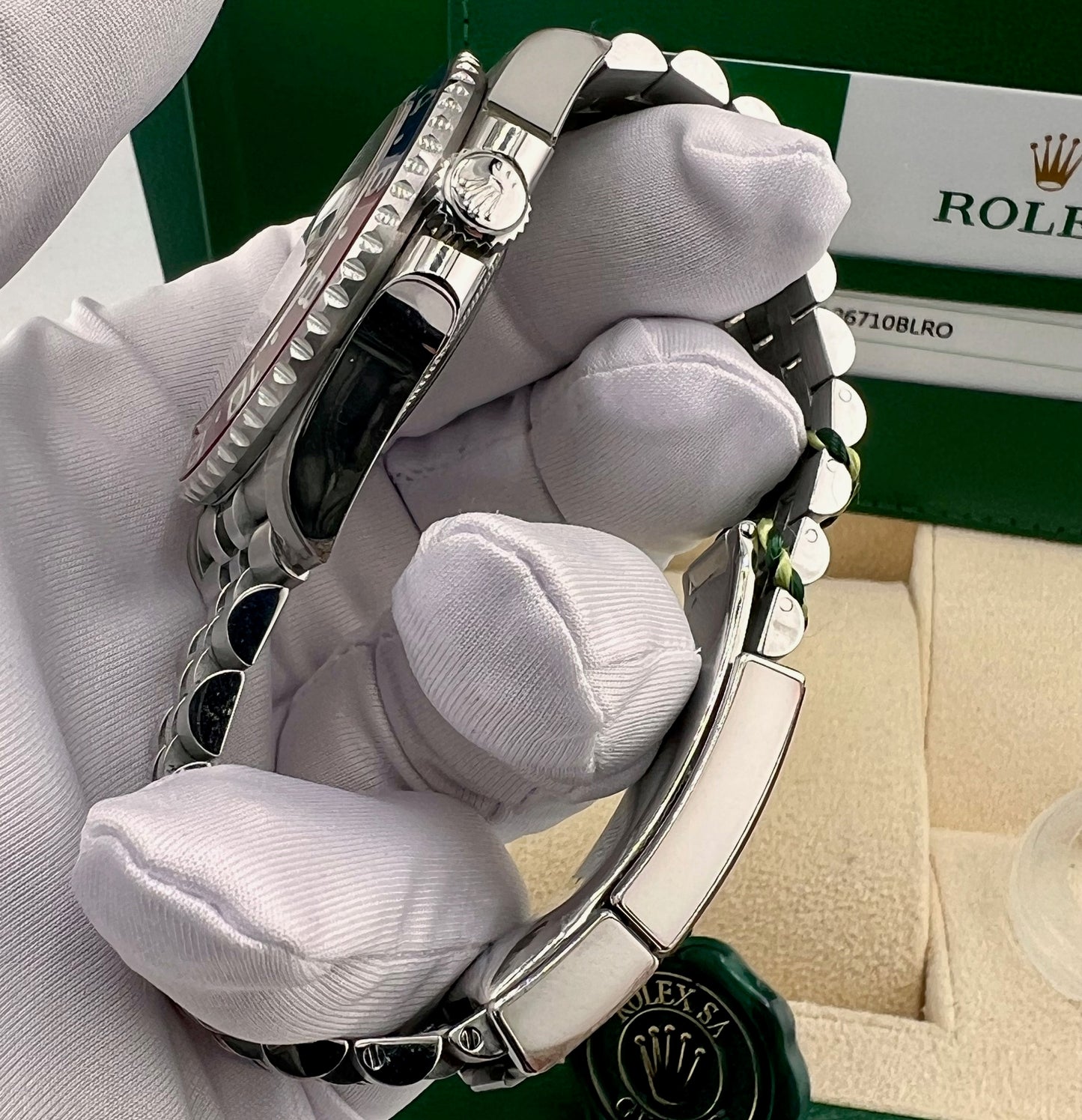 Rolex GMT-Master II 126710BLRO Pepsi 2019 like new Jubilèe (Germany)