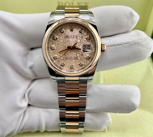 Rolex Datejust 36mm 116201 Anniversary Dial 2006 No Paper Rolex