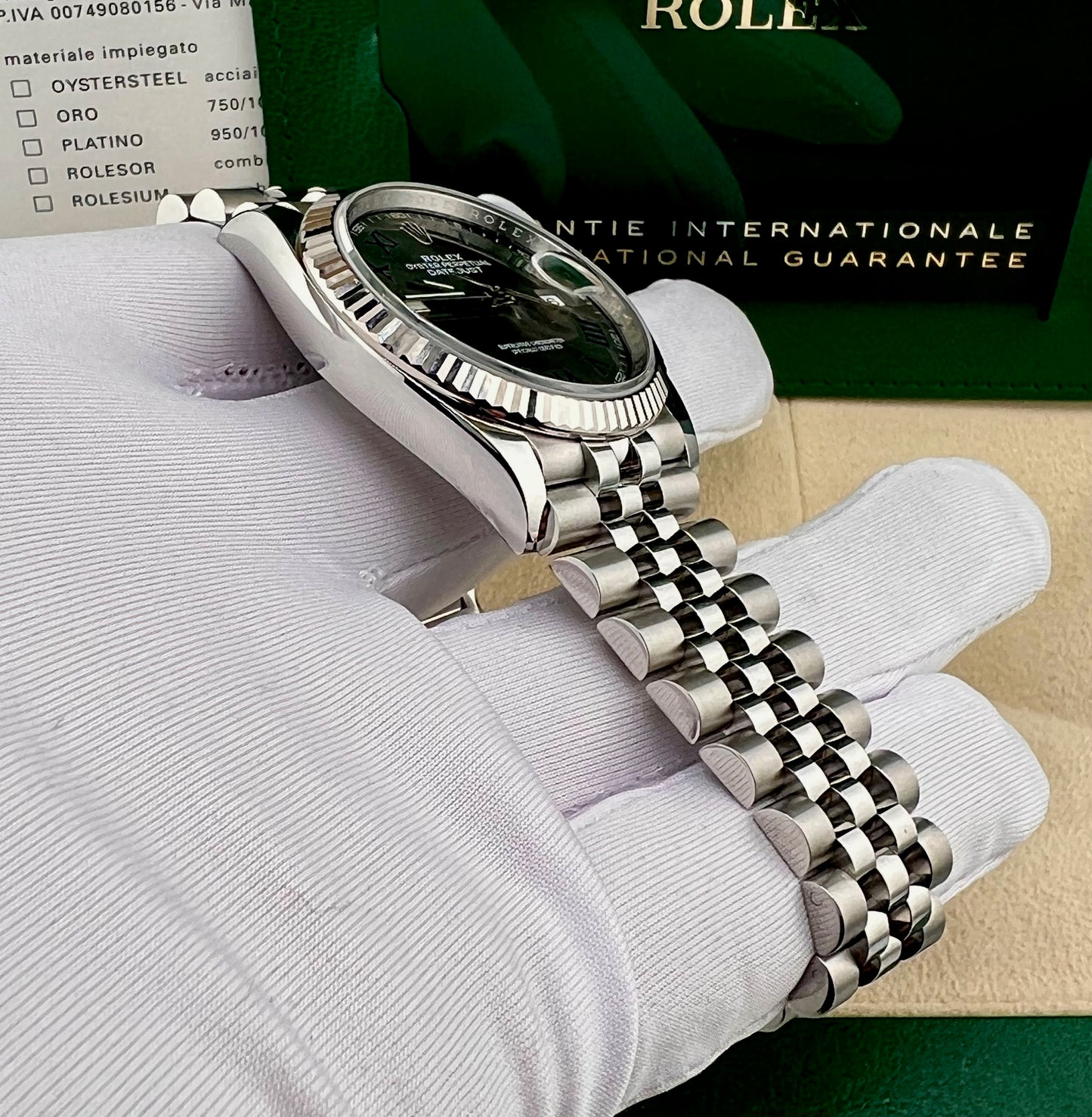 Rolex Datejust 36mm 126234 Wimbledon 2022 Jubilèe like new