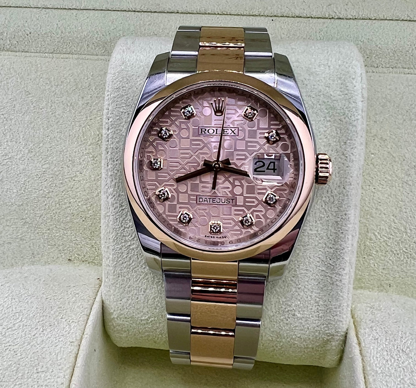 Rolex Datejust 36mm 116201 Anniversary Dial 2006 No Paper Rolex