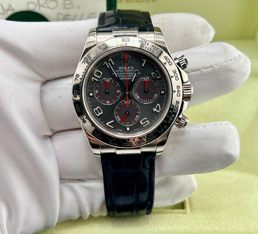 Rolex Daytona 116519 White Gold Racing Dial 2002