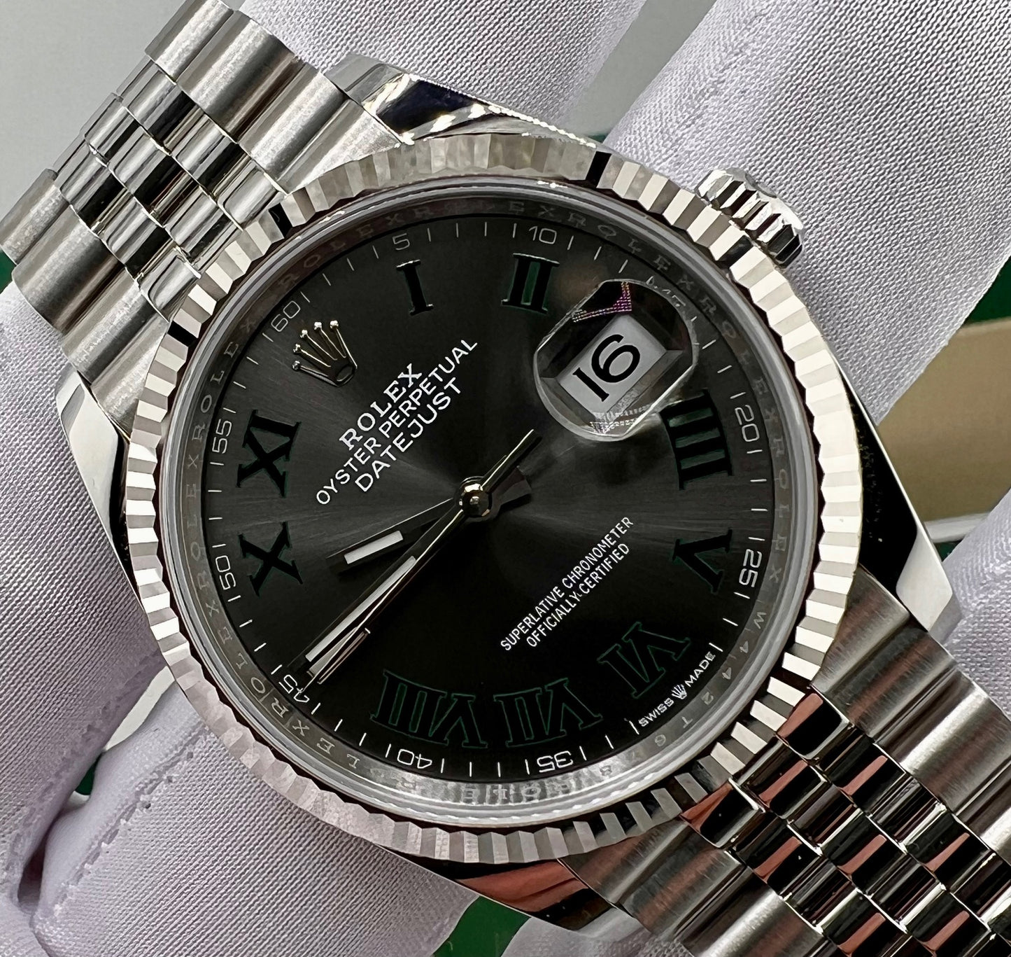 Rolex Datejust 36mm 126234 Wimbledon 2022 Jubilèe like new