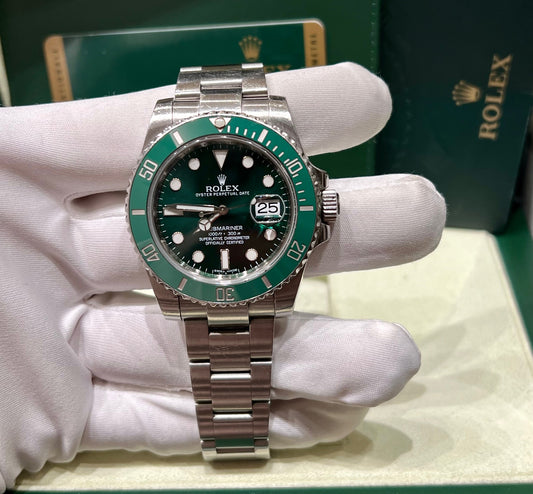 Rolex Submariner Date 116610LV ''HULK''2013 ITA Full Set