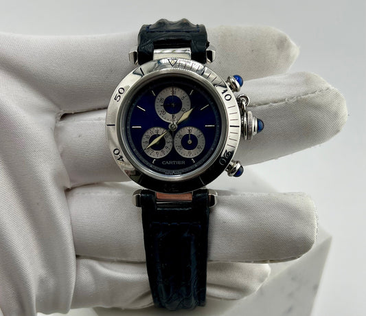 Cartier Pasha Chrono 1352 35mm Quartz