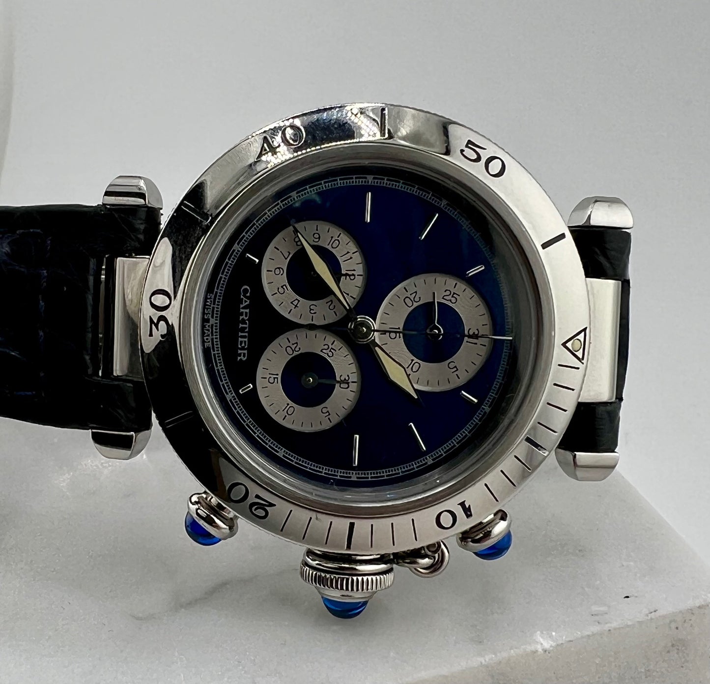 Cartier Pasha Chrono 1352 35mm Quartz