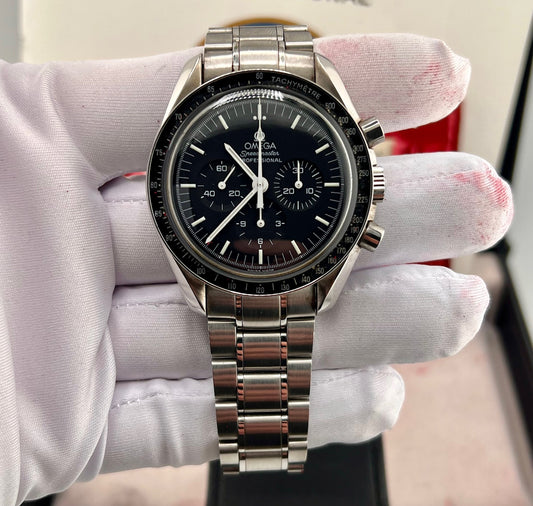 Omega Speedmaster Moonwatch Apollo 11 “Hello Houston” 35605000 Full Set 1999