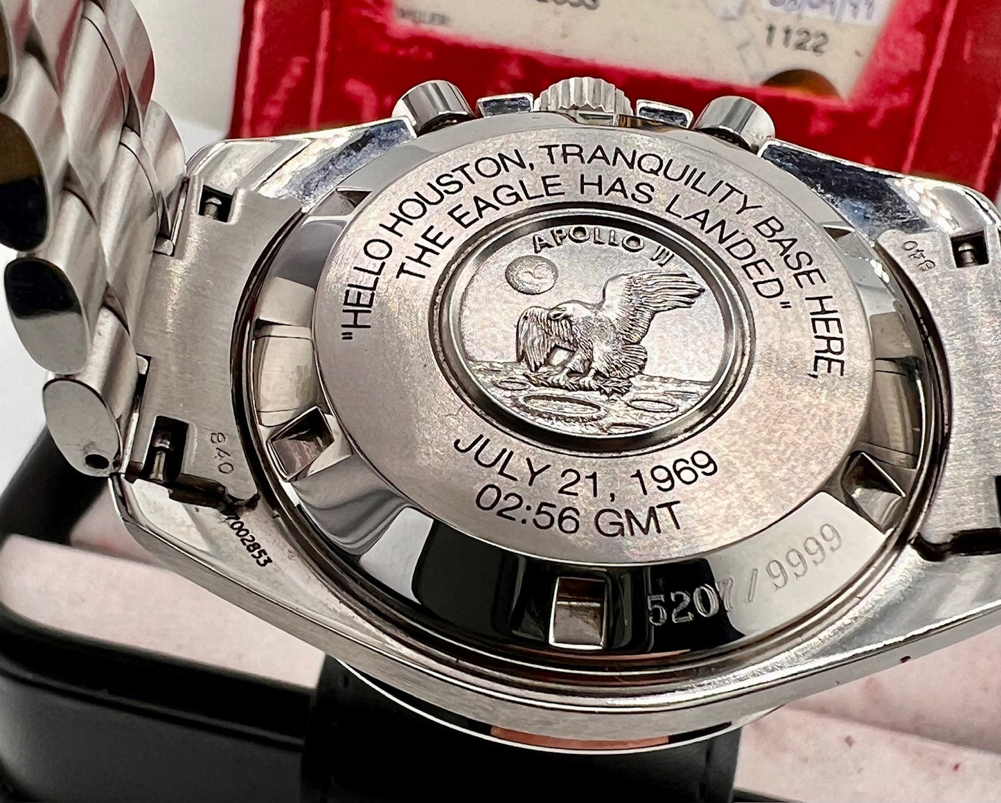 Omega Speedmaster Moonwatch Apollo 11 “Hello Houston” 35605000 Full Set 1999